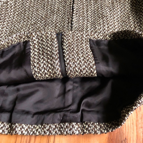 JONES NEW YORK Tweed Wool Blazer Jacket Brown Sz 4 - Picture 6 of 14